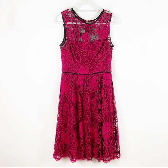Adrianna Papell Dresses & Skirts - Adrianna Papell Lace Embroidered Dress